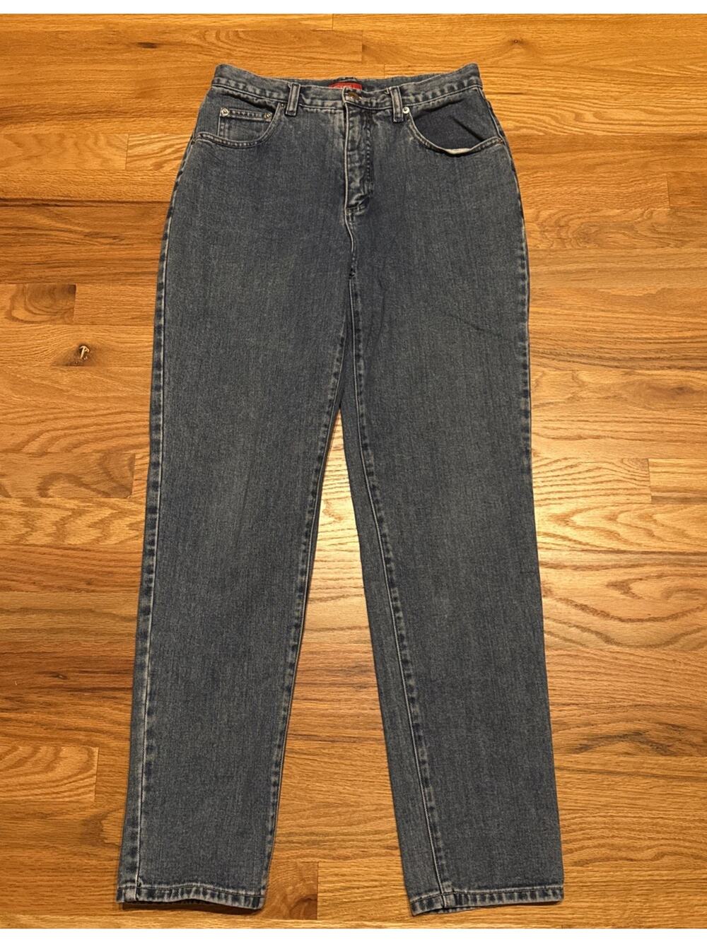 Vintage ESPRIT JEANS High Waisted Denim Mom Jeans Med Wash 90s Retro Size 9/10